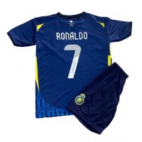 Al-Nassr Cristiano Ronaldo #7 Fotballklær Bortedraktsett Barn 2024-25 Kortermet (+ korte bukser)